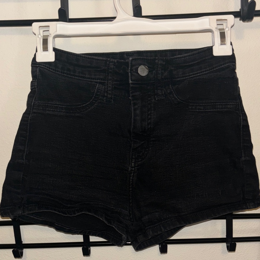 Wild Fable Black High Waisted Jean Shorts Size 6